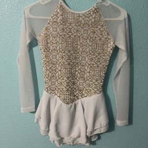 Girls figure skating dress youth size 12/14